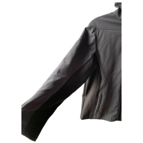 Snozu Performance Soft Shell Jacket Gray Kids Size L 14-16 Hoodie Skiing - Picture 8 of 11